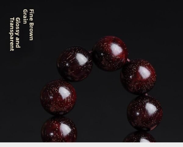 Rosewood bracelets for the twelve zodiac animals and the eight guardian gods, natural sandalwood Buddhist beads for men and women
