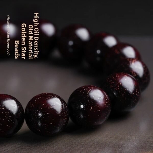 Rosewood bracelets for the twelve zodiac animals and the eight guardian gods, natural sandalwood Buddhist beads for men and women