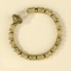Ebony bamboo bracelet, rising step by step, luminous stone running ring, Chinese exquisite bracelet, green sandalwood rosewood bracelet
