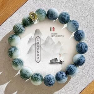[Zodiac] Bodhi bracelet for the Year of the Snake, a must-have with a six-character motto, light-sensitive and color-changing, for boys and girls to hold in their hands.