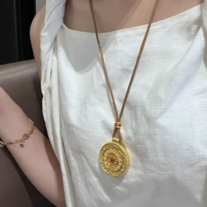 Adjustable Chinese Style Necklace for Men and Women