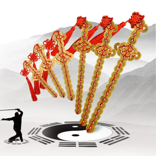 Handcrafted coin sword made from Qing Dynasty coins