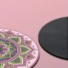 LanFanHua 70cm Meditation Yoga Mat with dual-side non-slip surface