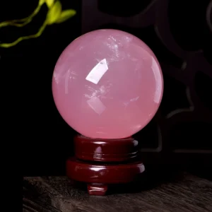 Crystal ornament for emotional balance and love