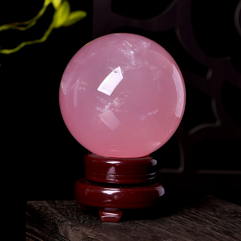 Crystal ornament for emotional balance and love