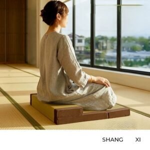 Shang Xi Meditation Zen Cushion with natural plant material