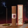 Puyuan Century-Old Sandalwood Incense with golden lotus holder