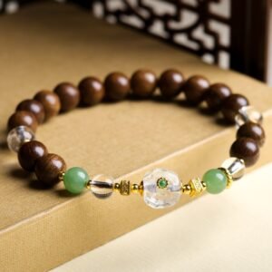8mm gold-thread sandalwood bracelet, green aventurine crystal jewelry, natural earthy bracelet, spiritual grounding accessory, handmade sandalwood beads, elastic-free knotting design, ethical material sourcing, versatile daily wear bracelet, mindfulness meditation jewelry, prosperity symbolism, lightweight spiritual gift, organic texture appeal, artisan crafted mala, eco-friendly materials, bohemian style accessory, holistic wellness jewelry, cultural symbolic design, layered stacking bracelet, positive energy accessory, minimalist elegance.Temple consecration, house blessing, feng shui remedies, house pacification ceremonies, monk blessings, protective amulets, peace talismans, safety and peace assurance, wealth-invoking ceremonies, wealth deity statues, wealth-gathering formations, consecrated pi xiu (mythical creature), prayers and blessings, making vows, cultivating merit, peace and safety, imbuing objects with spiritual energy, infusing positive energy through sutra recitation, blessings, chanting mantras and dharani, liberation of deceased spirits, rebirth in the Pure Land, accumulating merit, nurturing compassion, devotional repentance, eliminating karmic obstacles, Buddha, Dharma, Sangha, portable guardian objects, peace-ensuring talismans, warding off evil spirits, neutralizing negative energies, averting disasters, deflecting misfortunes, Taiji and Bagua symbols. Buddhas: Dipamkara Buddha, Shakyamuni Buddha, Maitreya Buddha, Amitabha Buddha, Medicine Buddha, Akshobhya Buddha, Ratnasambhava Buddha, Amoghasiddhi Buddha, Five Dhyani Buddhas, Prabhutaratna Buddha. Bodhisattvas: Avalokiteshvara Bodhisattva, Manjushri Bodhisattva, Samantabhadra Bodhisattva, Ksitigarbha Bodhisattva, Mahasthamaprapta Bodhisattva, Guanyin, Wenshu, Puxian, Dizang, Maitreya, Akashagarbha, Vajrapani, Sarvanivarana-Vishkambhin.