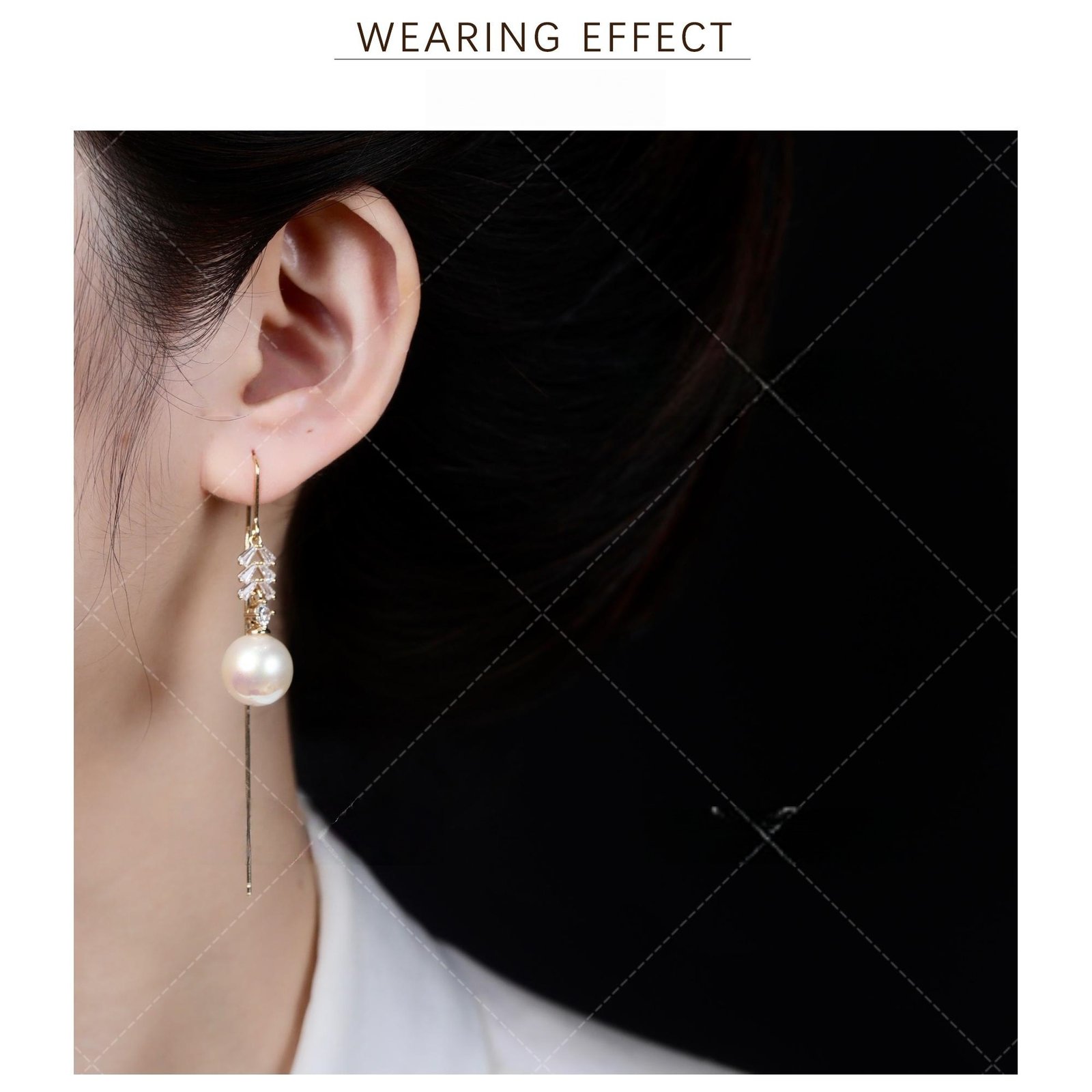 Copper alloy earrings, Rolled Bead Curtain earrings, spring pearl jewelry, crystal threader earrings, lightweight drop earrings, minimalist earrings for women, hypoallergenic earrings, spring 2024 jewelry, gift for her, affordable luxury earrings, versatile threader design, daily wear earrings, elegant pearl accessories, nickel-free earrings, tarnish-resistant jewelry, bohemian style earrings, sustainable materials, holistic wellness accessory, unique design earrings, cultural inspired elegance.