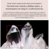 White crystal peace pendant, billion-year natural quartz, healing crystal jewelry, adjustable black cord necklace, minimalist spiritual accessory, energy balance pendant, artisan polished crystal, symbolic protection amulet, unisex crystal necklace, daily wear crystal jewelry, meaningful gift idea, Eastern culture inspired jewelry, Zen style pendant, holistic wellness accessory, natural quartz pendant, sleek crystal design, meditation jewelry, eco-friendly mineral gift, high-gloss finish crystal, timeless elegance jewelry.