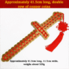 Chinese Coin Sword amulet with red tassels for Feng Shui