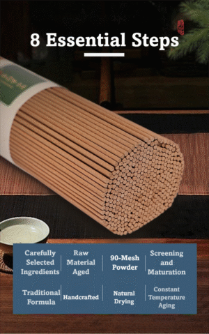 Premium Jade Sandalwood Incense 200g with golden lotus holder