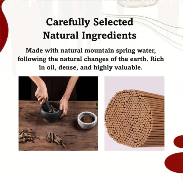 Natural incense sticks for meditation and relaxation