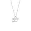 Titanium steel star necklace, five-point star pendant, light luxury women's jewelry, adjustable collarbone chain, cubic zirconia accents, JUSONG KLEIN brand, hypoallergenic necklace, silver electroplated jewelry, minimalist design necklace, versatile daily wear, elegant gift for her, sustainable materials, affordable luxury, artisan crafted, positive energy accessory, celestial inspired design, modern feminine style, special occasion gift, holistic wellness jewelry, niche fashion accessory.
