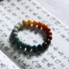 Gradient Bodhi Bracelet on Rough Surface with Color Transition