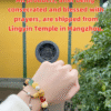 Lingyin Temple blessed bracelet, 18-seed Buddhist mala, spiritual protection bracelet, natural seed prayer beads, good luck bracelet, Buddhist meditation accessories, eco-friendly spiritual jewelry, handmade mala bracelet, Zen lifestyle product, meaningful cultural gift, positive energy bracelet, ancient Buddhist tradition, sustainable jewelry, mindfulness practice tool, sacred Buddhist beads, adjustable prayer bracelet, Luckin Temple souvenir, spiritual grounding bracelet, unisex spiritual accessory, daily mindfulness bracelet.